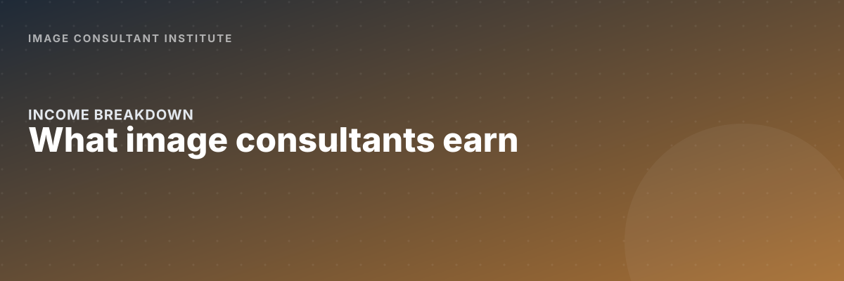 How much image consultants make