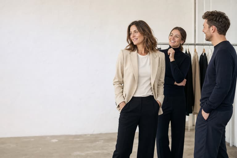 A consultant with two colleagues